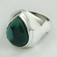 thumbnail image 4 of Natural Turquoise Gemstone Ring 925 Sterling Silver Handmade Jewelry for Women Birthstone Size 7, 4 of 5