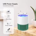 thumbnail image 5 of Lámpara repelente de mosquitos, lámpara repelente de mosquitos eléctrica, lámpara repelente de mosquitos para interiores y exteriores, lámpara repelente de mosquitos eléctrica USB, trampa para i, 5 of 5