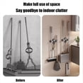 thumbnail image 2 of 2 Piezas de Soporte para Escoba, Colgador de Trapeador, Sin Perforaciones, Soporte de Escoba con Ventosa para Montaje en Pared para Baño, Cocina, Oficina, 2 of 8