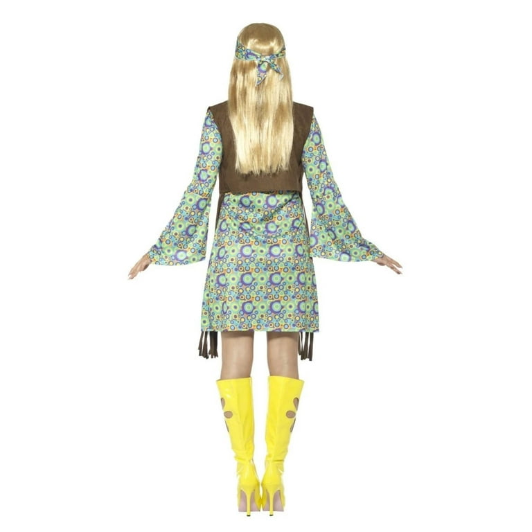 Smiffys Women's 1960's Hippy Costume with Dress and Headband : :  Clothing, Shoes & Accessories