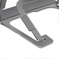 thumbnail image 5 of Tablet Stand Portable Aluminum Alloy Foldable Gray Desktop Phone Tablet Drawing Holder for 5 to 14in Mobile Phone Tablet, 5 of 5