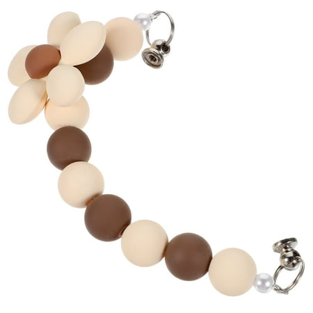 KAJNBN Silicone Beaded Chain Mobile Phone Strap Charm For Convenient Carrying 1Pcs 6.9*1.6*1.2in