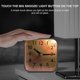 thumbnail image 3 of reloj despertador analógico silencioso, pequeño, silencioso, sin tictac, de viaje, de mesa, con función de repetición de luz nocturna, funciona con pilas, pantalla grande, escritorio para dormit, 3 of 5
