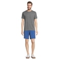 thumbnail image 2 of George Men’s Cozy Fleece Lounge Shorts with Zipper Pocket, 2 of 5