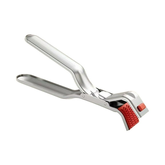 XIEULQP Stainless Steel Hot Plate Gripper Clips - Multi-Purpose Hot Bowl Dish Plate Gripper Clips Tongs Clamp Holder for Oven, Air Fryer, Steamer, Pots & Bowls, Non-Slip Design