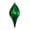 Green, variant on Vickerman 12" Gold UV Candy Swirl Drop Christmas Ornament