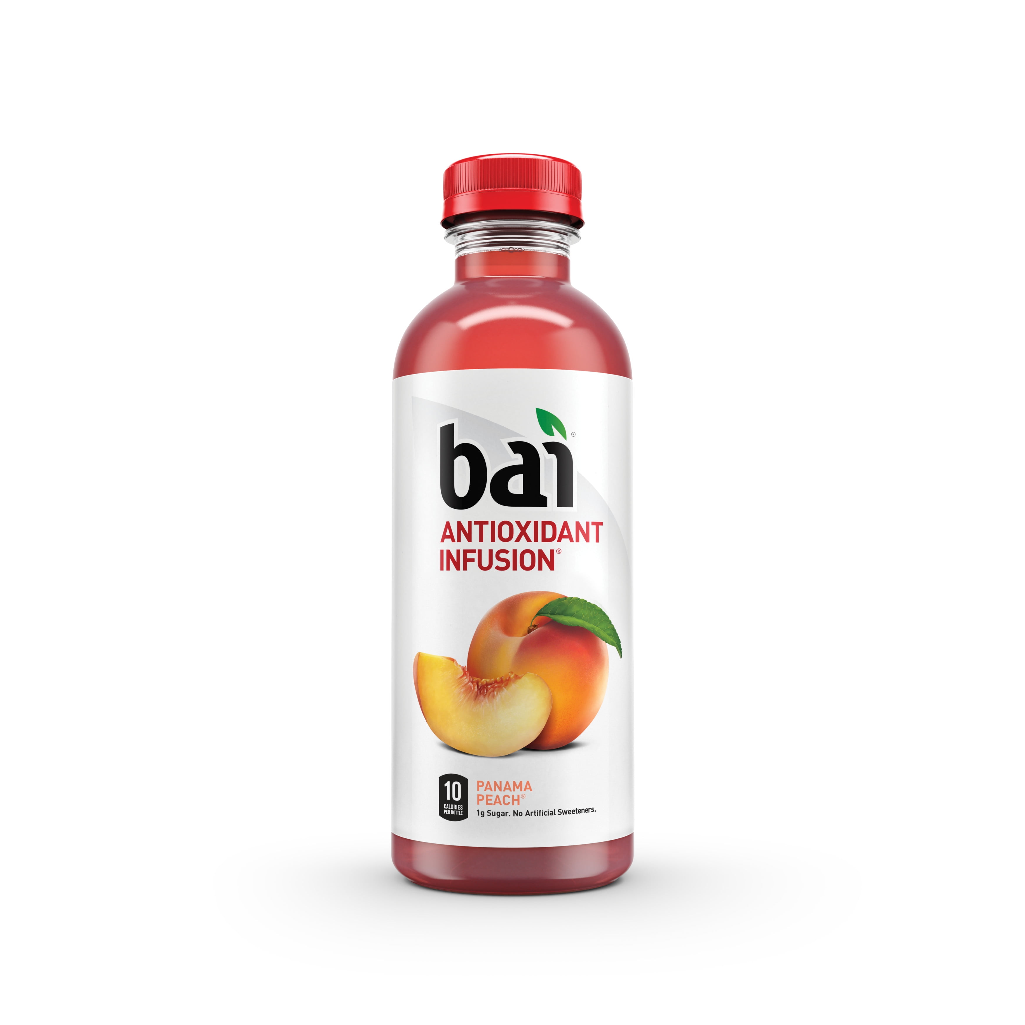 Bai Flavored Water, Panama Peach, Antioxidant Infused Drinks, 18 Fluid