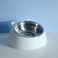 thumbnail image 1 of 1PCS Cat Dog Bowl 15 Degrees Raised Non Slip Puppy Base Cat Food Drinking Water Feeder Tilt Safeguard Neck Pet Bowl Accessories ShopWise Round, 1 of 18