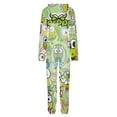 thumbnail image 5 of Keroppi Unisex Onesie Pajamas Zipper Jumpsuit Hooded One Piece Sleepwear for Family Mens Womens, 5 of 8