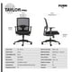 thumbnail image 4 of Silla Ergonómica Oficina Soporte Lumbar Ajustable Taylor Negro, 4 of 4