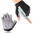 thumbnail image 2 of ROCKBROS Cycling Half Finger Gloves Bicycle Bike Gloves Shockproof Breathable Thickened Palm Gloves, 2 of 5