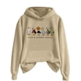 thumbnail image 1 of Just A Goose Sweat à Capuche Imprimé Graphique Halloween Couleur Unie Automne Hiver pour Femmes avec Poche, 1 of 3