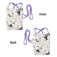 thumbnail image 5 of Multi-Color Cross-Body Handbag 8.27×5.91in Waterproof, Scratch-Resistant And Odor-Free Detachable Shoulder Strap Darkorchid Geometric Lines Hand-Drawn Sketch_2, 5 of 8