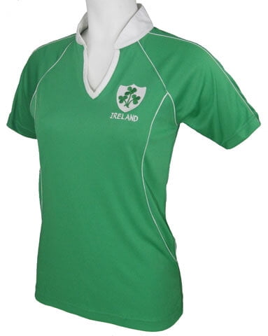 ladies irish rugby jersey