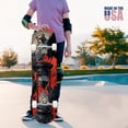 thumbnail image 4 of 31"x8" Dark Gothic Crows Perched Hourglass Clock Red Complete Skateboards for Beginners, Double Kick 7 Ply Maple Deck Skateboard with Wheels, Gifts for Kids Teens, 4 of 8
