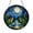 Acrylic 3.5 Inch, variant on Frog Under Stars Stained Glass Suncatcher Night Sky Window Hanging Calm Nature Lover Decor