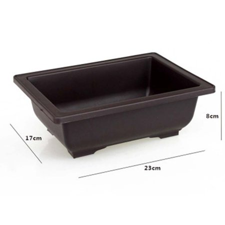 Plastic Balcony Home Decor Square/Rectangle Planters Garden Supplies Nursery Pots Bonsai Pots RECTANGLE L