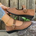 thumbnail image 6 of Willtoo Women's Mary Jane Flats with Strap,Round Toe Mesh Fabric Ballet Flat Shoes Shallow Toe Elegant Solid Color Casual Shoes, 6 of 6