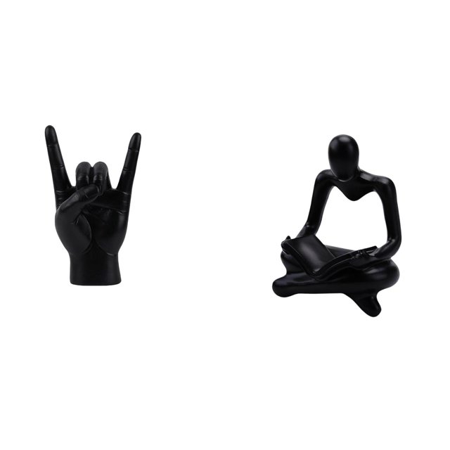 Escultura De Gesto De Roca, Estatua De Pensador Abstracto Creativo, Señal De Mano, Artesanía, Figura De Dedo Para Decoración De Apartamento, Dormitorio Y Sala De Estar
