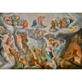 thumbnail image 2 of Flemish School 24x18 Gold Ornate Framed and Double Matted Museum Art Print Titled - The Last Judgement (17th Century), 2 of 4