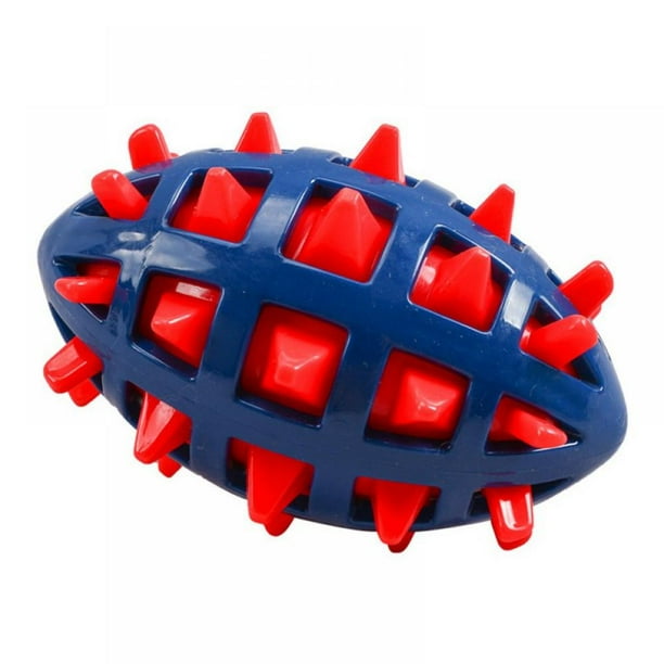 Squeaky Dog Toys for Aggressive Chewers Rubber Puppy Chew Ball with