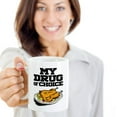 thumbnail image 2 of My Drug Of Choice Chicken Coffee & Tea Gift Mug and Gifts for Men & Women Who Love Southern Fried Chicken (15oz), 2 of 4