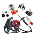 thumbnail image 1 of 9 In1 Backpack Brush Cutter Grass Cutter With GX35 4 Stroke 35cc Petrol Engine Tree Cutter Mini Tiller ,Easy to Use, 1 of 8