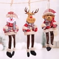 thumbnail image 3 of Decoraciones navideñas para el hogar, adornos colgantes para árbol de Navidad, muñeco colgante artesanal, regalo para niños, gnomo, 2023, 2024, 3 of 4