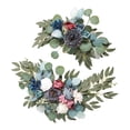 thumbnail image 1 of Abbracc 2 Pieces Artificial Wreath Artificial Floral Swag Simulation Garland Flower Swag D, 1 of 9