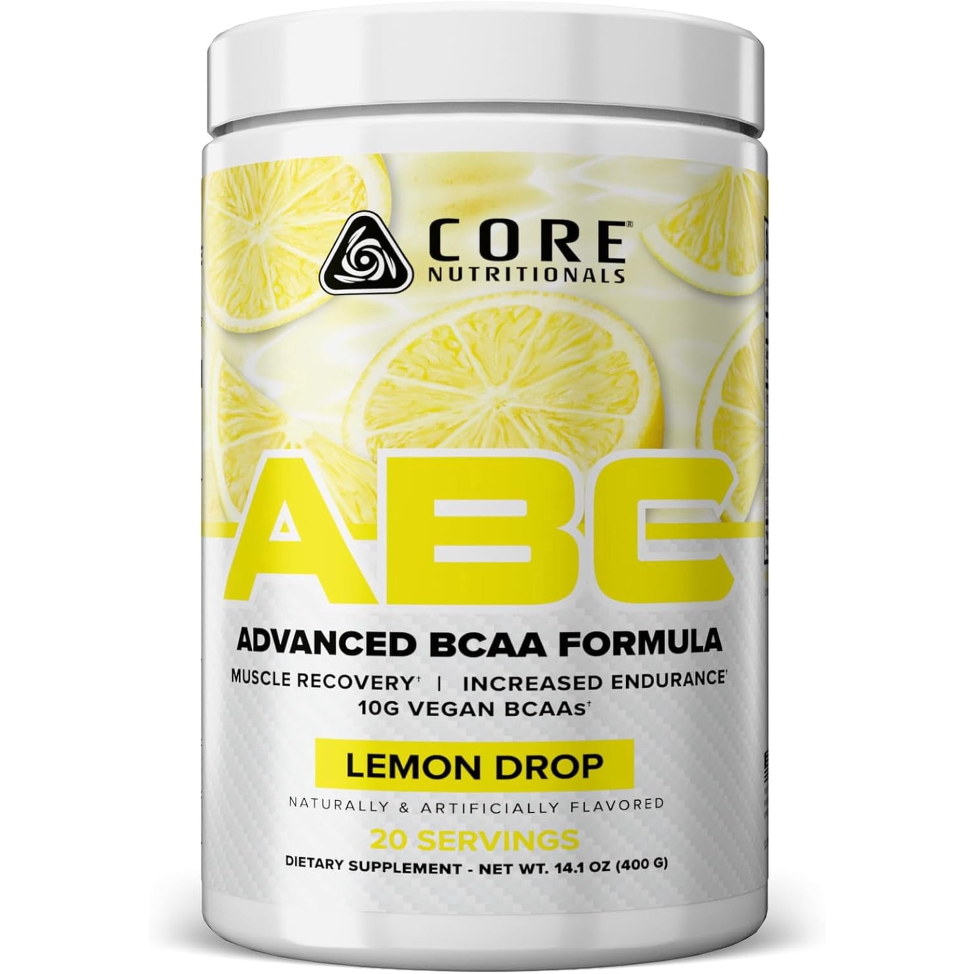 Core Nutritionals ABC Advanced BCAA Supplement 20 Servings (Lemon Drop)