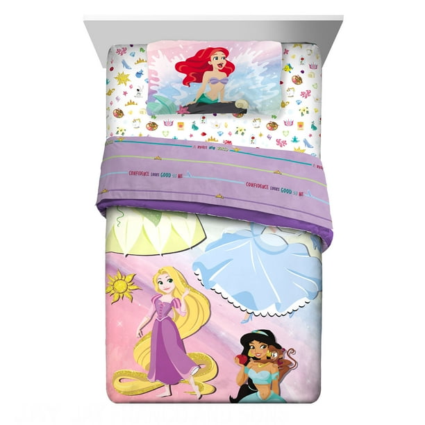 Disney Kids Full Bed in a Bag, Comforter Sheets, Pink and - Walmart.com