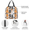 thumbnail image 4 of Easygdp Funny Cats Bolsa Térmica Premium - Tela Oxford Impermeable, Gran Capacidad, Bolsillo Frontal, Unisex para Trabajo, Escuela, Actividades al Aire Libre y Picnics, 4 of 8