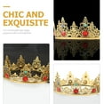 thumbnail image 3 of Shisuyan Cosplay King Crown Decorative Alloy Crown for Men Performance Costume Accessory 1Set, 3 of 8