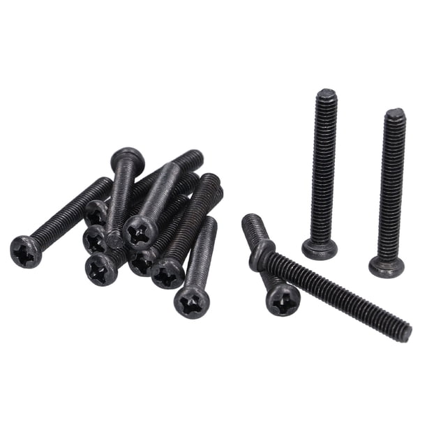 Tornillo Para Máquina De Cabeza Troncocónica De Acero, Prácticos Tornillos Para Máquina Troncocónica Apretados Completamente Roscados Acabado De óxido Negro Universal Para La ANGGREK HF1011