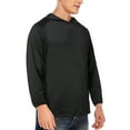 thumbnail image 2 of Youloveit Mens Sun Protection Shirt Long Sleeve with Hoodie UPF 50 Rashguard Outdoor Fishing Running Shirts Quick Dry Lightweight T Shirts, 2 of 8