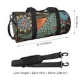 thumbnail image 2 of Fotbe Rich Fish Pattern Foldable Sports Gym Bag with Wet Dry Pocket, Travel Bag, Large Capacity Duffel Bag, Splash Proof Carry on Bag, Overnight Bag, Weekender Bag, 2 of 6