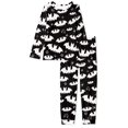 thumbnail image 4 of FKELYI Halloween Bat Women Pajamas Size 6XL Durable Sleepwear Pajamas Set of 2 Soft Pajamas for Women's Lingerie, Sleep & Lounge Novelty, 4 of 5