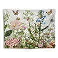 thumbnail image 5 of Shiartex  Floral Plant Tapestry Colorful Herb Tapestries Wild Flower Plants Tapestry Nature Scenery Butterfly Tapestries for Room 50x40inch, 5 of 6