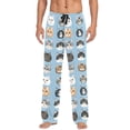 thumbnail image 7 of FORMRS Mens Pajama Pants with Pockets Cotton Sleepwear Lounge Bottoms Sizes S-2XL, Vibrant Cute Cat, 7 of 7