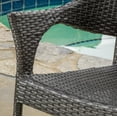 thumbnail image 3 of MAYEERTY Gray PE WICKER STACKING ARMCHAIR 1PC Weather-Resistant Space-Saving for Patio, 3 of 6