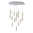 thumbnail image 1 of Crux 13 Light Brass Pendant - Round Canopy, 1 of 1