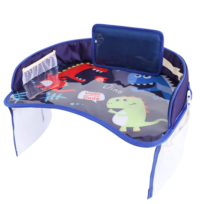 Kids Travel Tray For Cars Seat Activity Table With Pockets Walmart