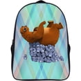 thumbnail image 1 of Grizzly Bear Lemmings Laptop Backpack College School Travel Daypack 2 Compartment Basic Bag Rucksack, 1 of 6