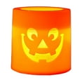 thumbnail image 2 of SDJMa Halloween Pumpkin Lights,Halloween Pumpkin Electronic Candle Decoration, Bright Flickering Electric Flameless Candles for Halloween Decor Home Porch Fall Decorations(B), 2 of 5