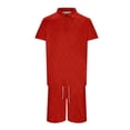 thumbnail image 4 of SHIXIAOO Men's Suits for Casual Outings Tailored Fit Set Comfortable Everyday Wear Stylish and Modern Design for Spring and Summer Activities Mens Drawstring Bathing Suit Young Mens Track Suit, 4 of 5