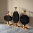 thumbnail image 2 of 44 Inch Vintage Gold and Black Fiberglass Tall Floor Vase - Enhances Home Decor with Farmhouse Charm-Perfect as a Statement Piece for Living Room Centerpiece, Entryway, Dining Room, and Hallway Decor, 2 of 7
