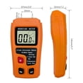 thumbnail image 5 of Medidor digital de humedad de madera, probador de humedad de madera, higrómetro, detector de humedad de madera, pantalla LCD grande (naranja), 5 of 5