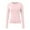 001-Light Pink, variant on LINGLANG Womens Long Sleeve Shirts Fitted Tops Stretchy Base Layer Basic Tight Thermal Undershirt
