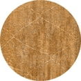 thumbnail image 1 of Ahgly Company Indoor Round Oriental Orange Industrial Area Rugs, 8' Round, 1 of 4