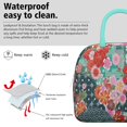 thumbnail image 3 of Womens Pioneer Flower Floral Print Pattern Lunch Box for Work,Insulated Lunch Bag for Women,Loncheras Para Mujer,Leakproof Adult Lunch Bag for Work,Beach,Travel,Picnic,Camping, 3 of 7